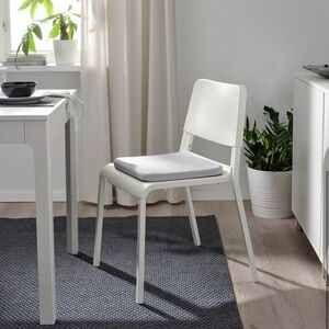 IKEA NWT STAGGSTARR Non Slip Chair Seat Pads Cushions Gray Set of 2 14x14x1